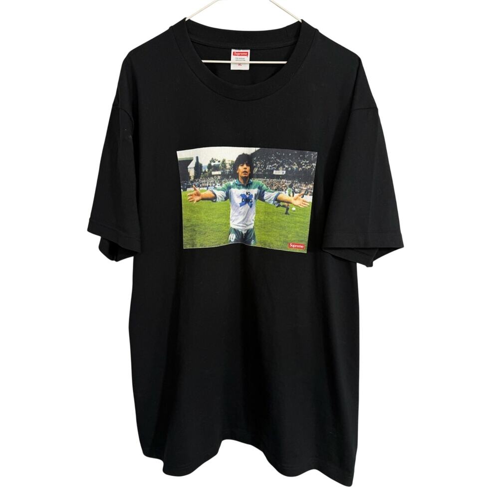 Supreme Maradona Tee Black SS24 Size XL WORN ONCE